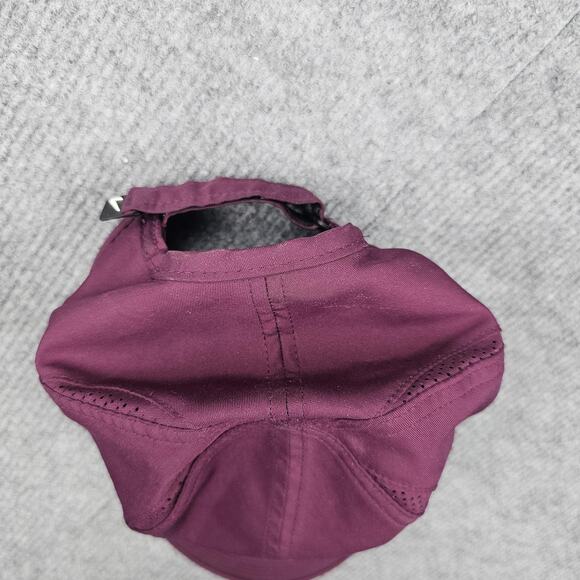 Nike Featherlight Hat Cap Strap Back Purple Maroon DRI-FIT Running Mesh Athletic - Picture 3 of 6